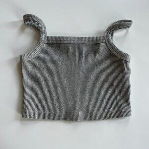 Madewell Ribbed Grey Tank